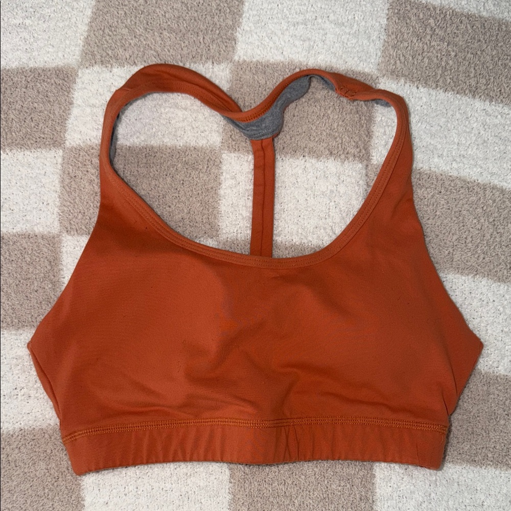 Born Primitive Rust Orange T-Back Sports Bra